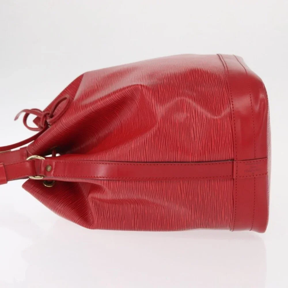 LOUIS VUITTON Epi Noe Shoulder Bag Red M44007 LV Auth mr1624